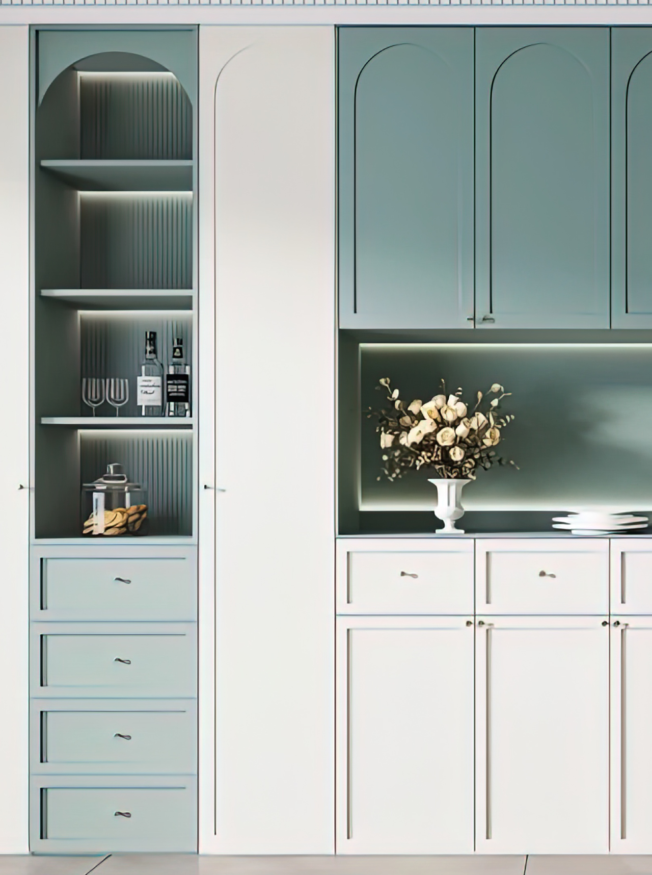 Kitchen-Cabinet-Custom-Ruang-Elegan-Jakarta-Timur