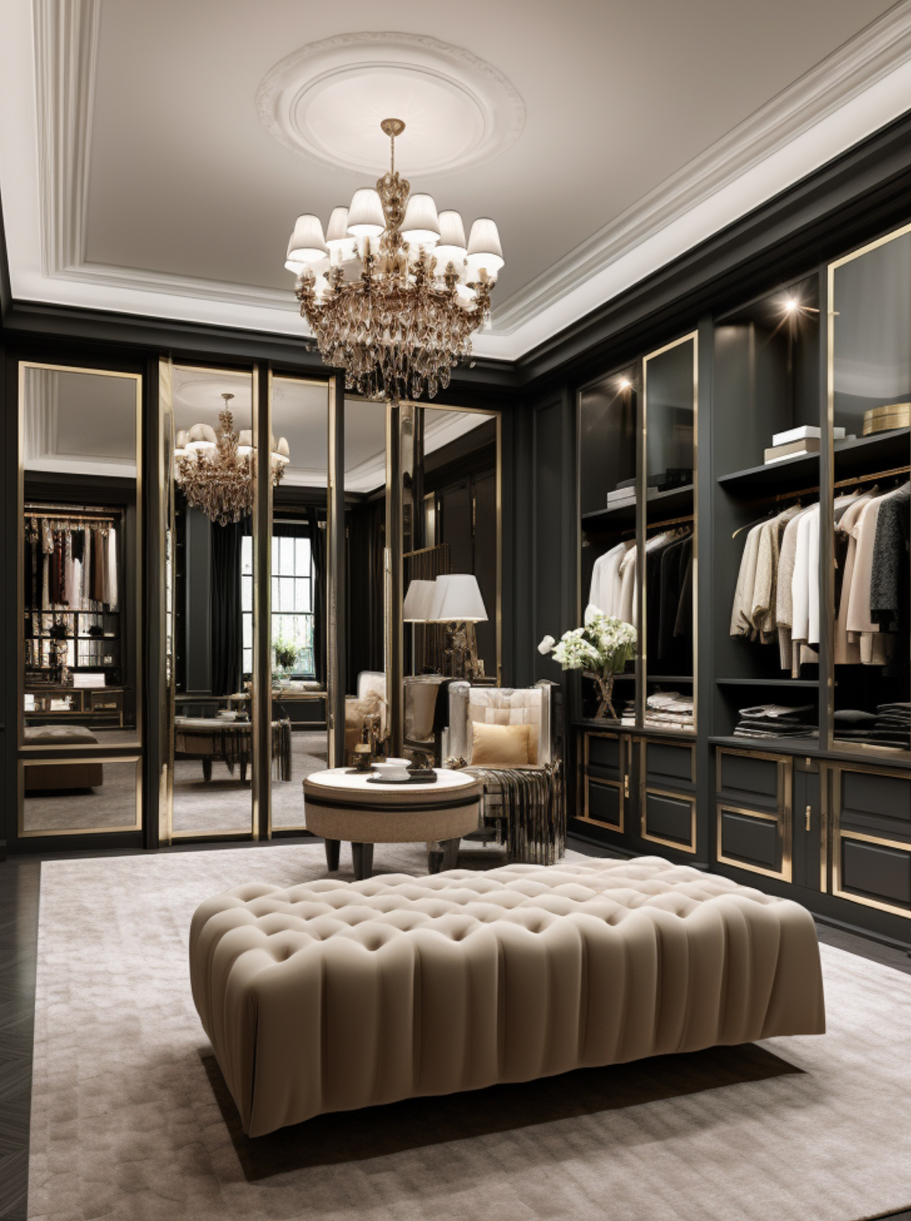 Lemari Custom Cat Duco Klasik Multiplek Ruang Elegan